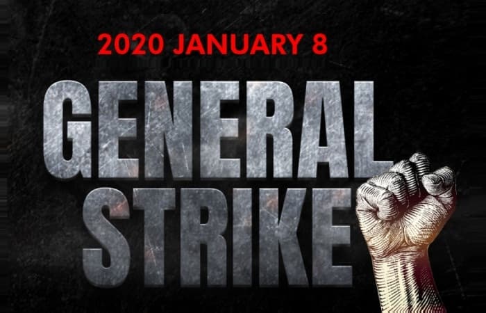 200 million workers to join a nationwide strike on January 8: Trade unions