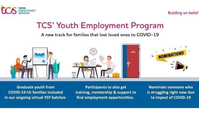 SightsIn Plus Article: TCS announces ‘Youth Employment Program’ as CSR initiative in India