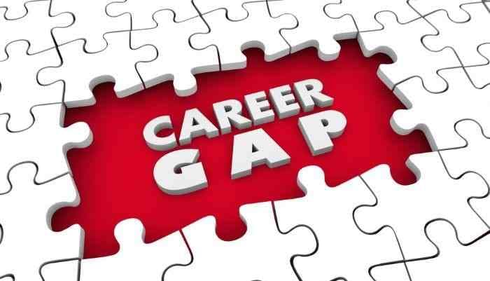 Career Gaps are not black spots explain Career Gaps on CV