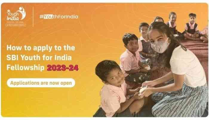 SBI Youth for India Fellowship 2023-24, last date to apply is May 31