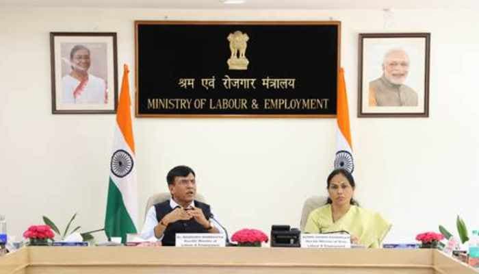 Union Minister Chairs Roundtable Meeting with Trade Unions