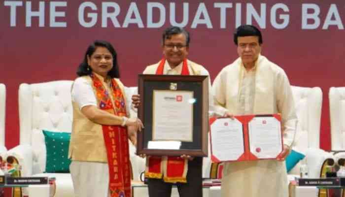 Chitkara University Honors SV Nathan with Doctorate for HR