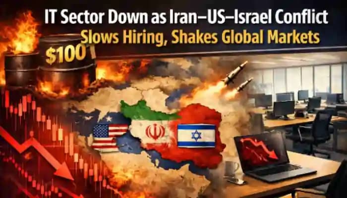 IranUSIsrael War IT Hiring Drops, India Job Market Feels Heat