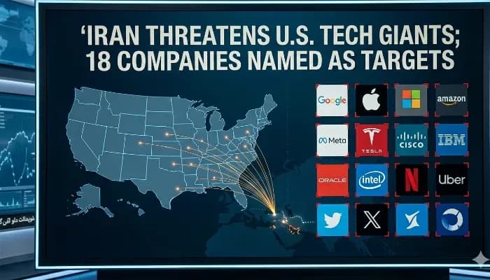 Iran Threatens U.S. Tech Giants Companies Named as Targets
