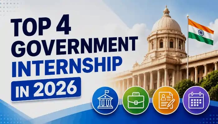 SightsIn Plus Article: Top 4 Government Internship in 2026: Stipend, Apply Links and Deadlines