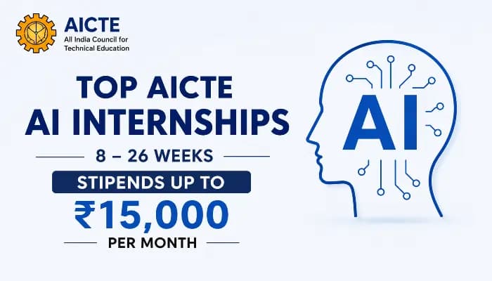 SightsIn Plus Article: Top AICTE AI Internships: 8–26 Weeks with Stipends up to ₹15,000